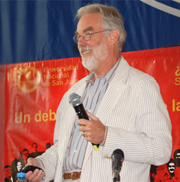 Robert Morán, doctor en Ciencias Geológicas