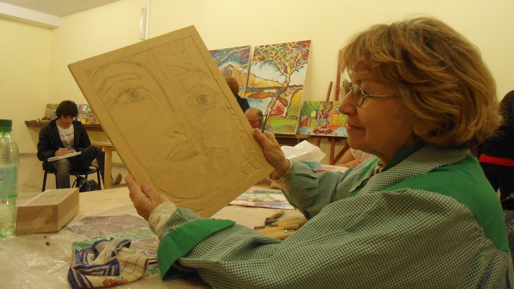 Irma Zuanni Taller de Arte en la UNSJ